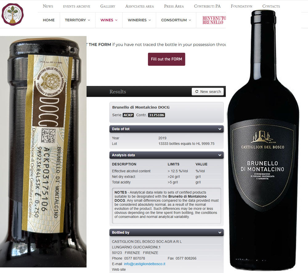 Hoe weet je of je een échte Brunello di Montalcino koopt?