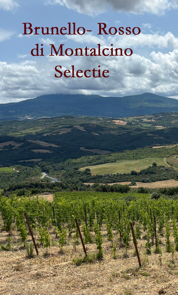 Onze Brunello- Rosso di Montalcino Feestdagen Selectie